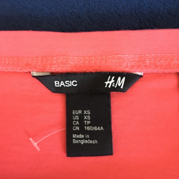 ☀️H&M Pink Bodycon Silhouette Skirt S XS - Picture 3 of 6